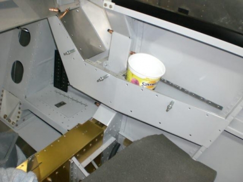 Temp reinstall of right console