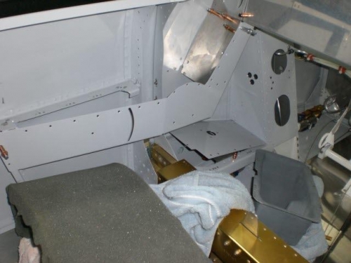 Temp reinstall of left console