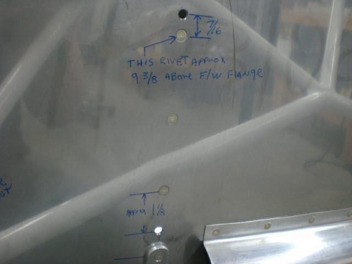 Oil Cooler Mount anchor points (right side)