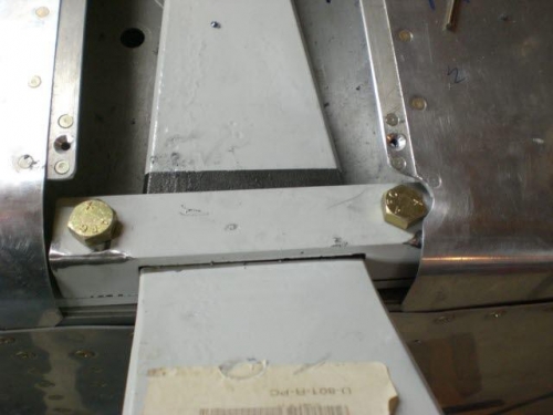 Right Gear outer bracket holes drilled