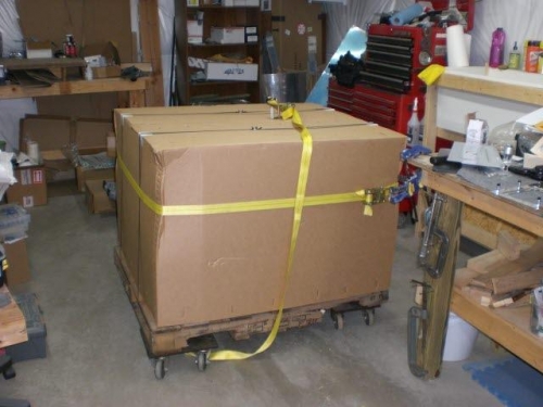 Safe in climate controlled basement