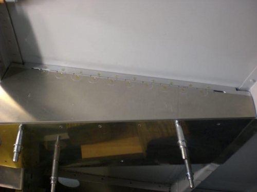 Riveted door and finished profile