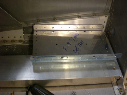 Nutplates installed and angle mounted