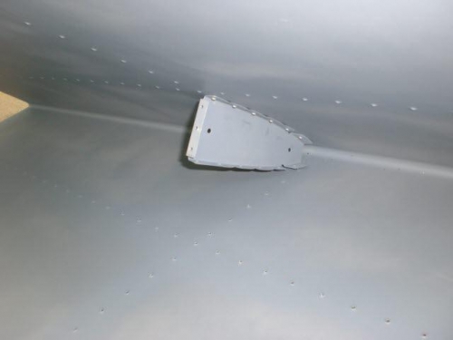 HS 707 riveted to skin first.