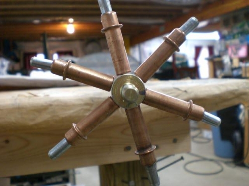 Six symmetrical holes