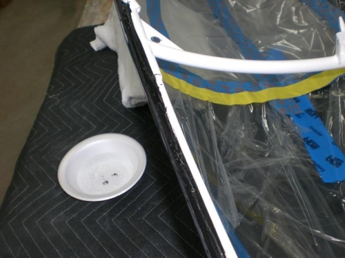 A little cosmetic Sika on Canopy