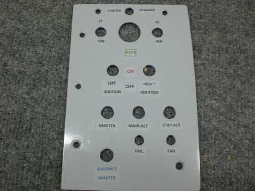 Right side switch panel