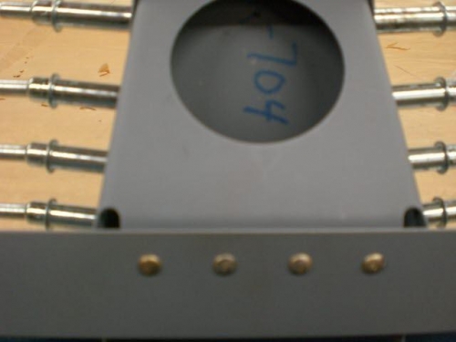 4 rivets that had to be bucked in close quarters