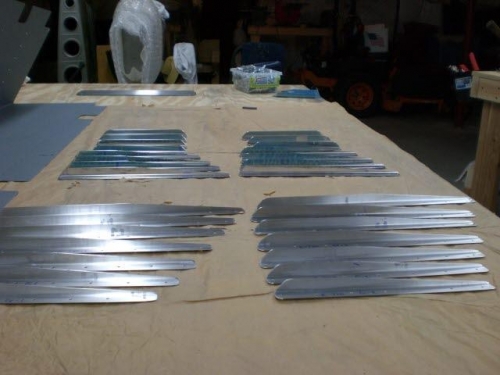 Table full of stiffners