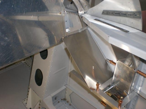 Rough cut inclined panel