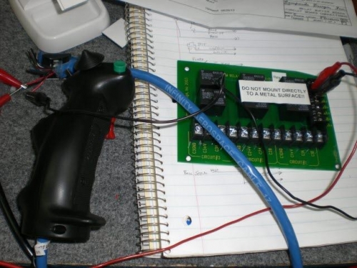 Working with relay board and stick
