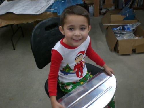 Noah sticking to the task