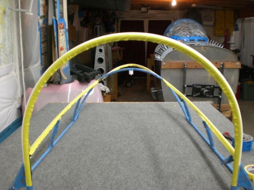 Double taped where Sika is placed