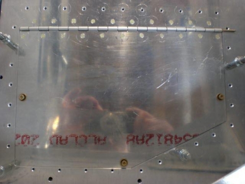 Camlock fasteners match drilled