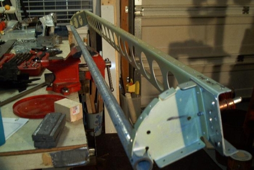 Skeleton of the right aierlon