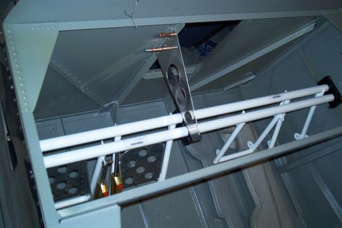 Finished assembly in the cockpit