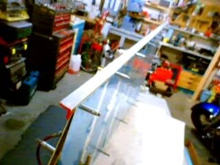 Angle clecoed in place