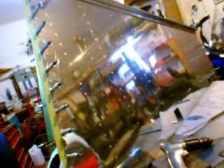 attach strip clecoed