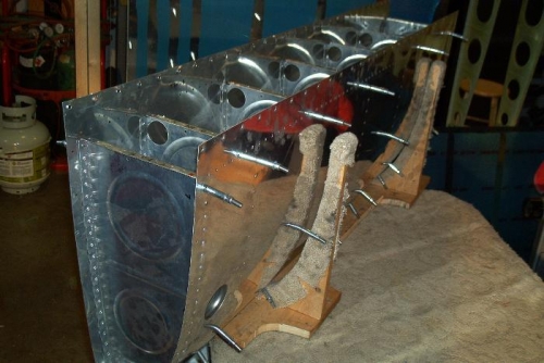 Fit Ribs into tank and test fit