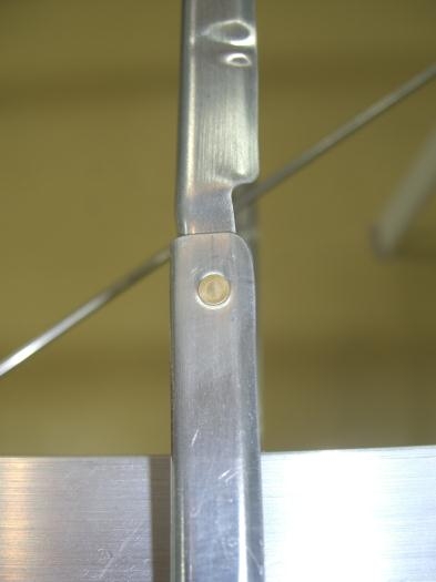 Rivet Trailing Ribs to Center Ribs