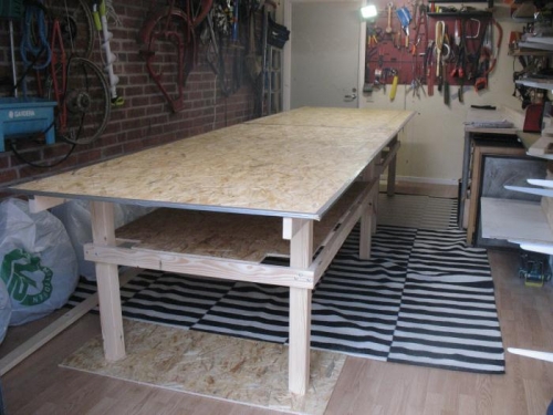 Over view of the work bench