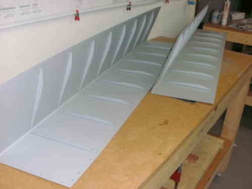 riveted stiffeners to skins