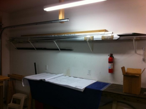 Plans Opened & Spars Stored In Their New Home
