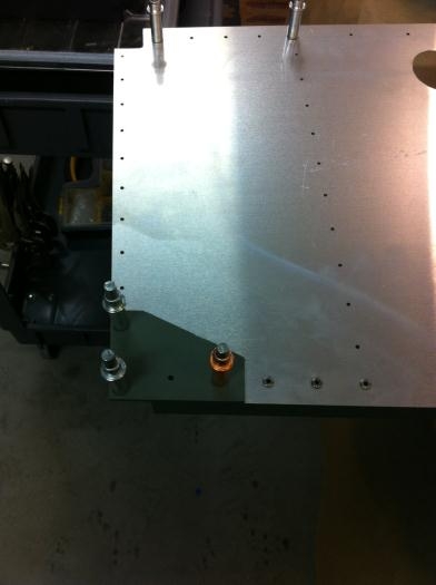 Rudder Stop Plate Requires Countersinking