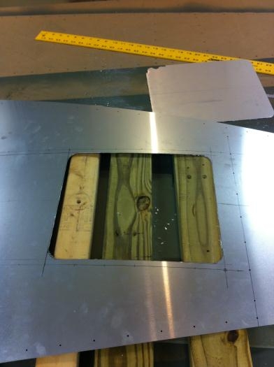 Lower Aft Fuselage Rough Cut Opening