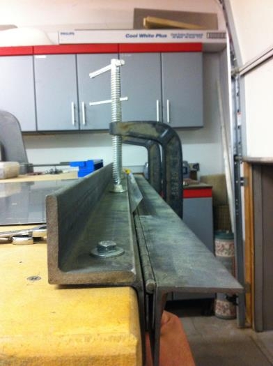 Making the 60 Degree Bend - Lower  Bend