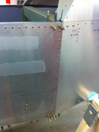 LH Side Panel Attach Rivets