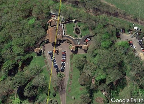 JBTR flightpath on Google Earth