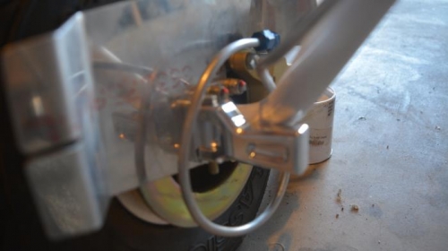 This is the jack point which is carried in the aircraft and added when needed.