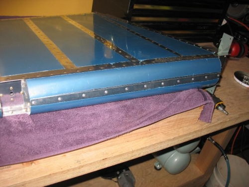 Bottom of the leading edge