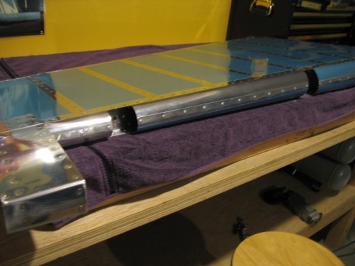 Top of the leading edge