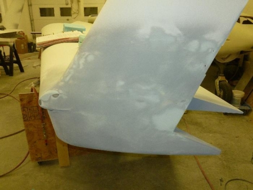 Blocked, filled and sanded