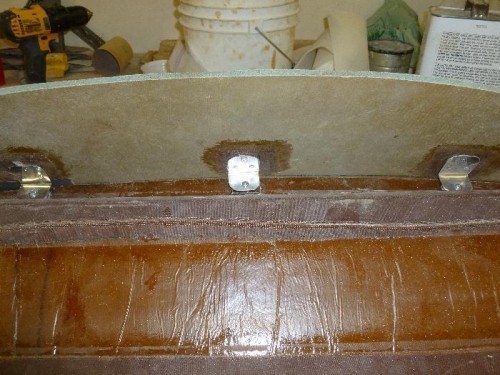 Rivets and screws to hold on