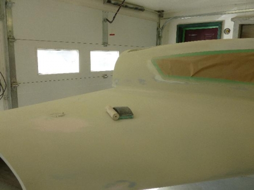 This side blocked out 180 grit