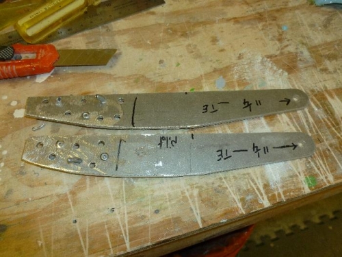 Rudder horns are ready to go in