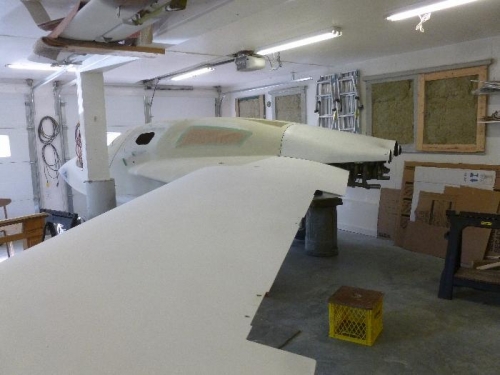 Wing bolted on and gapping