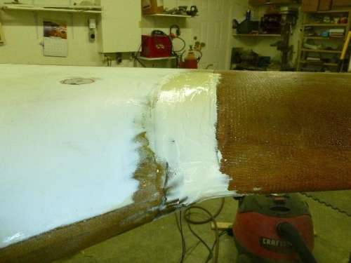 Filler added to blend, Bondo thick