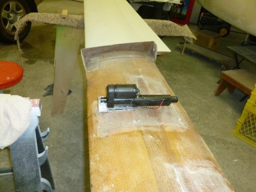 Elevator trim base cut to fit