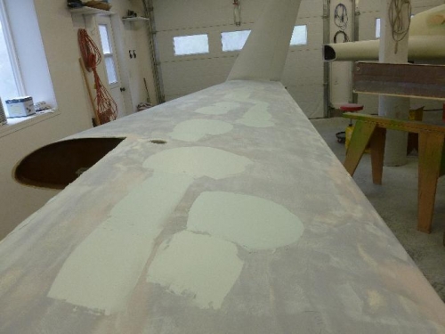 Bondo added to wing