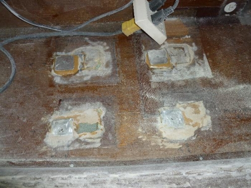 Hard pionts in place