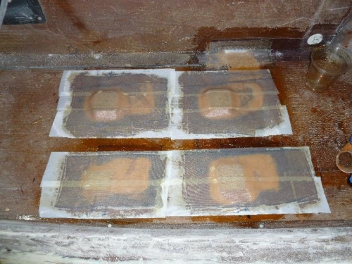 2 bids on with peel-ply