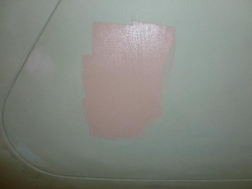 Filler added to door