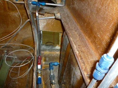 Safety wire will be from handle to fastener