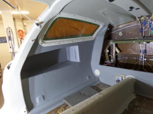 Window trim is on. Vent too.