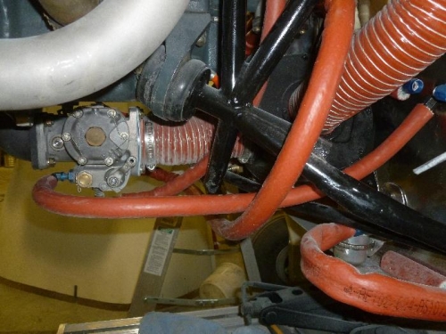 Servo return line made.