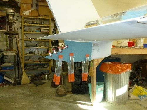 Alphapoxy slurry used to glue on